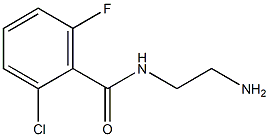 N-(2-aminoethyl)-2-chloro-6-fluorobenzamide Struktur