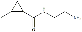 N-(2-aminoethyl)-2-methylcyclopropanecarboxamide Struktur