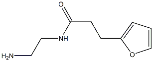 N-(2-aminoethyl)-3-(furan-2-yl)propanamide Struktur