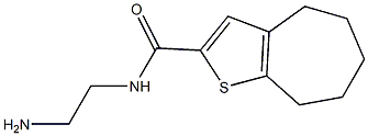 N-(2-aminoethyl)-4H,5H,6H,7H,8H-cyclohepta[b]thiophene-2-carboxamide Struktur