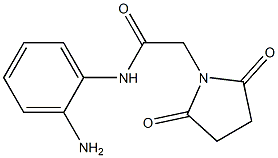 N-(2-aminophenyl)-2-(2,5-dioxopyrrolidin-1-yl)acetamide Struktur