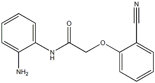 N-(2-aminophenyl)-2-(2-cyanophenoxy)acetamide Struktur