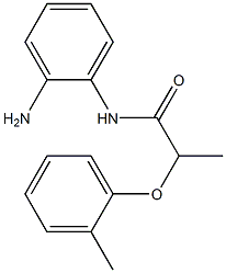 N-(2-aminophenyl)-2-(2-methylphenoxy)propanamide Struktur