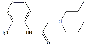 N-(2-aminophenyl)-2-(dipropylamino)acetamide Struktur