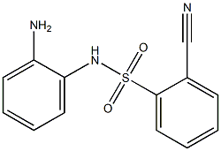 N-(2-aminophenyl)-2-cyanobenzene-1-sulfonamide Struktur