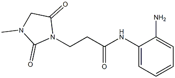 N-(2-aminophenyl)-3-(3-methyl-2,5-dioxoimidazolidin-1-yl)propanamide Struktur