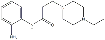 N-(2-aminophenyl)-3-(4-ethylpiperazin-1-yl)propanamide Struktur