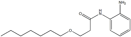 N-(2-aminophenyl)-3-(heptyloxy)propanamide Struktur