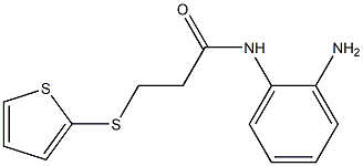 N-(2-aminophenyl)-3-(thiophen-2-ylsulfanyl)propanamide Struktur