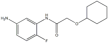 N-(5-amino-2-fluorophenyl)-2-(cyclohexyloxy)acetamide Struktur