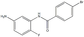 N-(5-amino-2-fluorophenyl)-4-bromobenzamide Struktur