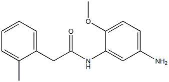 N-(5-amino-2-methoxyphenyl)-2-(2-methylphenyl)acetamide Struktur