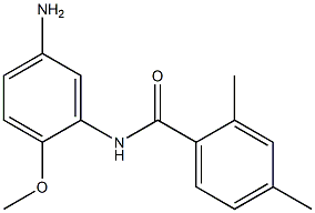 N-(5-amino-2-methoxyphenyl)-2,4-dimethylbenzamide Struktur