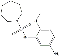 N-(5-amino-2-methoxyphenyl)azepane-1-sulfonamide Struktur