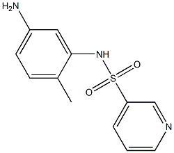 N-(5-amino-2-methylphenyl)pyridine-3-sulfonamide Struktur