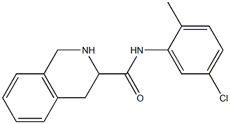 N-(5-chloro-2-methylphenyl)-1,2,3,4-tetrahydroisoquinoline-3-carboxamide Struktur