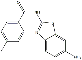 N-(6-amino-1,3-benzothiazol-2-yl)-4-methylbenzamide Struktur