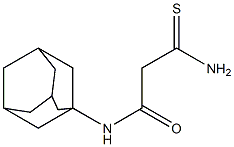 N-(adamantan-1-yl)-2-carbamothioylacetamide Struktur