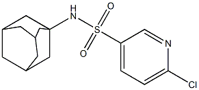 N-(adamantan-1-yl)-6-chloropyridine-3-sulfonamide Struktur