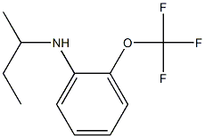 N-(butan-2-yl)-2-(trifluoromethoxy)aniline Struktur