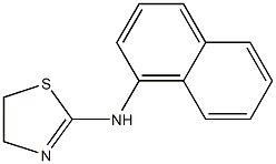 N-(naphthalen-1-yl)-4,5-dihydro-1,3-thiazol-2-amine Struktur