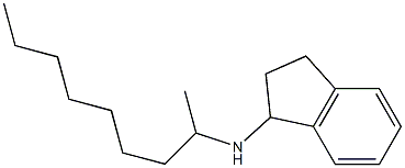 N-(nonan-2-yl)-2,3-dihydro-1H-inden-1-amine Struktur