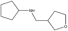 N-(oxolan-3-ylmethyl)cyclopentanamine Struktur