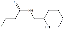 N-(piperidin-2-ylmethyl)butanamide Struktur