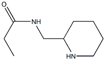 N-(piperidin-2-ylmethyl)propanamide Struktur