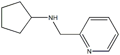 N-(pyridin-2-ylmethyl)cyclopentanamine Struktur