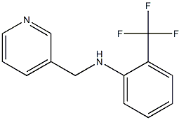 N-(pyridin-3-ylmethyl)-2-(trifluoromethyl)aniline Struktur