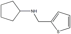 N-(thiophen-2-ylmethyl)cyclopentanamine Struktur