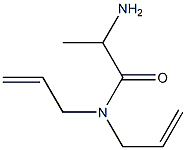 N,N-diallyl-2-aminopropanamide Struktur