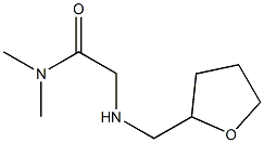 N,N-dimethyl-2-[(oxolan-2-ylmethyl)amino]acetamide Struktur