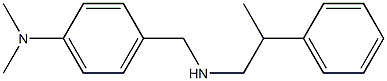 N,N-dimethyl-4-{[(2-phenylpropyl)amino]methyl}aniline Struktur