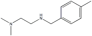 N,N-dimethyl-N'-(4-methylbenzyl)ethane-1,2-diamine Struktur