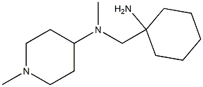 N-[(1-aminocyclohexyl)methyl]-N,1-dimethylpiperidin-4-amine Struktur