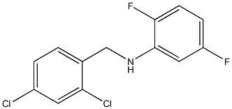 N-[(2,4-dichlorophenyl)methyl]-2,5-difluoroaniline Struktur