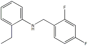 N-[(2,4-difluorophenyl)methyl]-2-ethylaniline Struktur