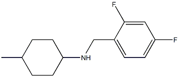 N-[(2,4-difluorophenyl)methyl]-4-methylcyclohexan-1-amine Struktur