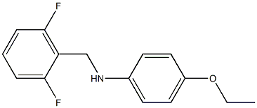 N-[(2,6-difluorophenyl)methyl]-4-ethoxyaniline Struktur