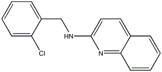 N-[(2-chlorophenyl)methyl]quinolin-2-amine Struktur