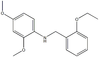 N-[(2-ethoxyphenyl)methyl]-2,4-dimethoxyaniline Struktur