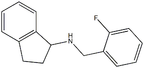 N-[(2-fluorophenyl)methyl]-2,3-dihydro-1H-inden-1-amine Struktur