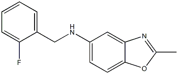 N-[(2-fluorophenyl)methyl]-2-methyl-1,3-benzoxazol-5-amine Struktur