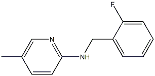 N-[(2-fluorophenyl)methyl]-5-methylpyridin-2-amine Struktur