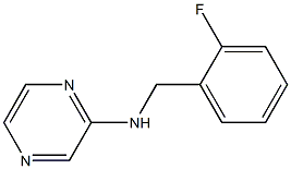 N-[(2-fluorophenyl)methyl]pyrazin-2-amine Struktur