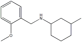 N-[(2-methoxyphenyl)methyl]-3-methylcyclohexan-1-amine Struktur