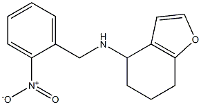 N-[(2-nitrophenyl)methyl]-4,5,6,7-tetrahydro-1-benzofuran-4-amine Struktur