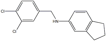 N-[(3,4-dichlorophenyl)methyl]-2,3-dihydro-1H-inden-5-amine Struktur